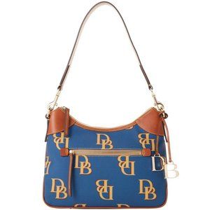 NWT Dooney & Bourke Small Monogram Hobo Bag NEW